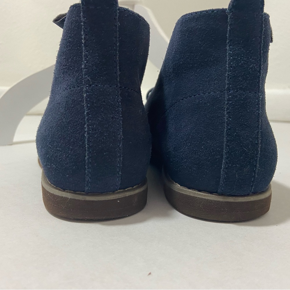 Bass Blue Suede Leather Woman's Ankle Boot / Chukka Size 8.5 M - Picture 11 of 15